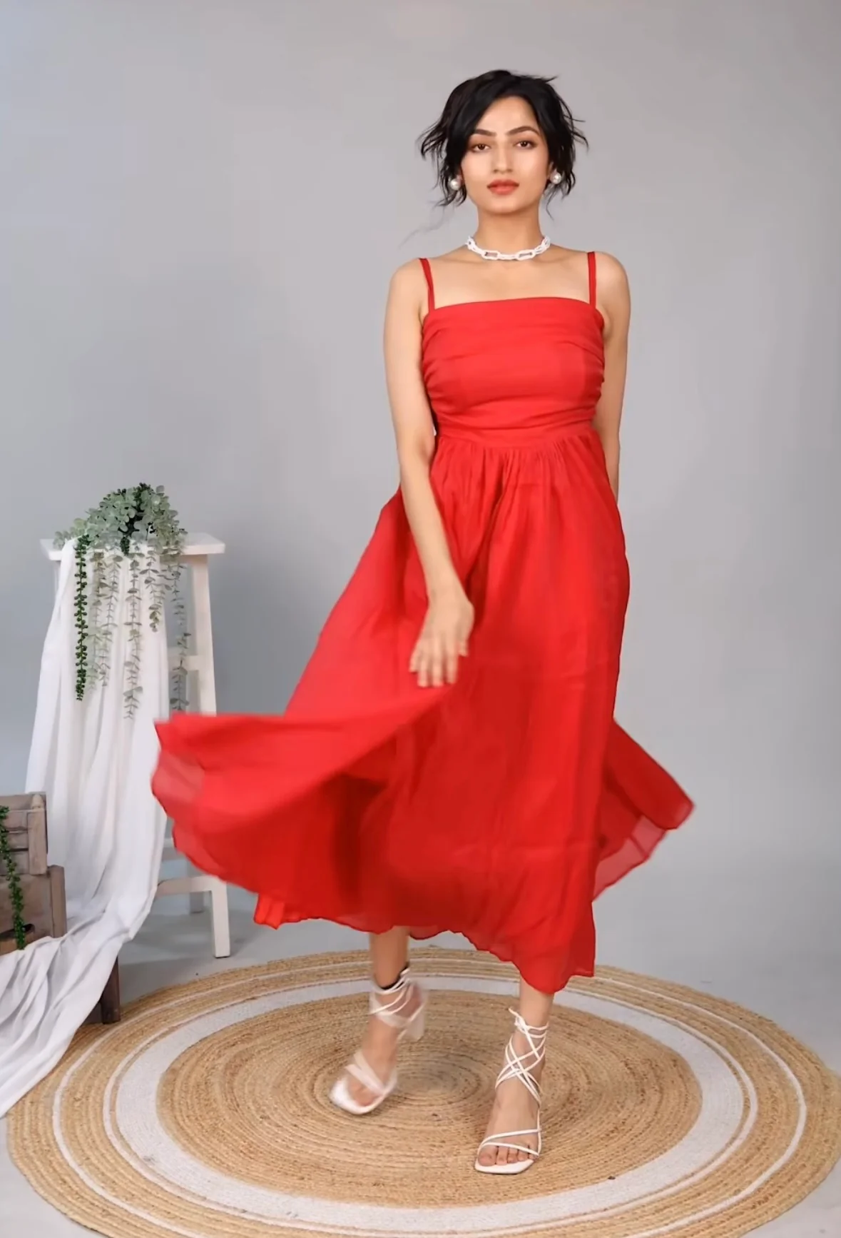 Zeus Hot Pink Maxi Dress - Image 6