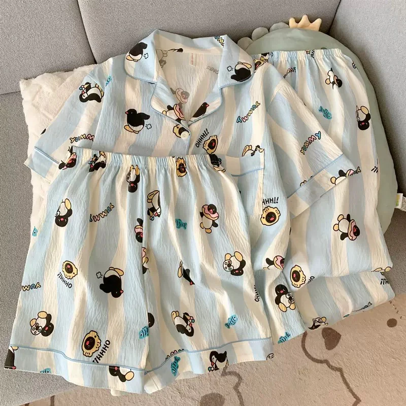 Ziggy 3 Pcs Set Nightsuit In Blue - Image 3