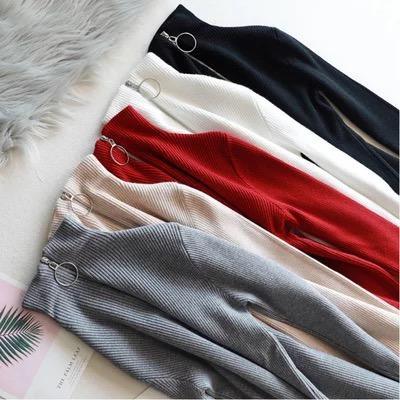 Zipper Up Turtleneck - Image 2