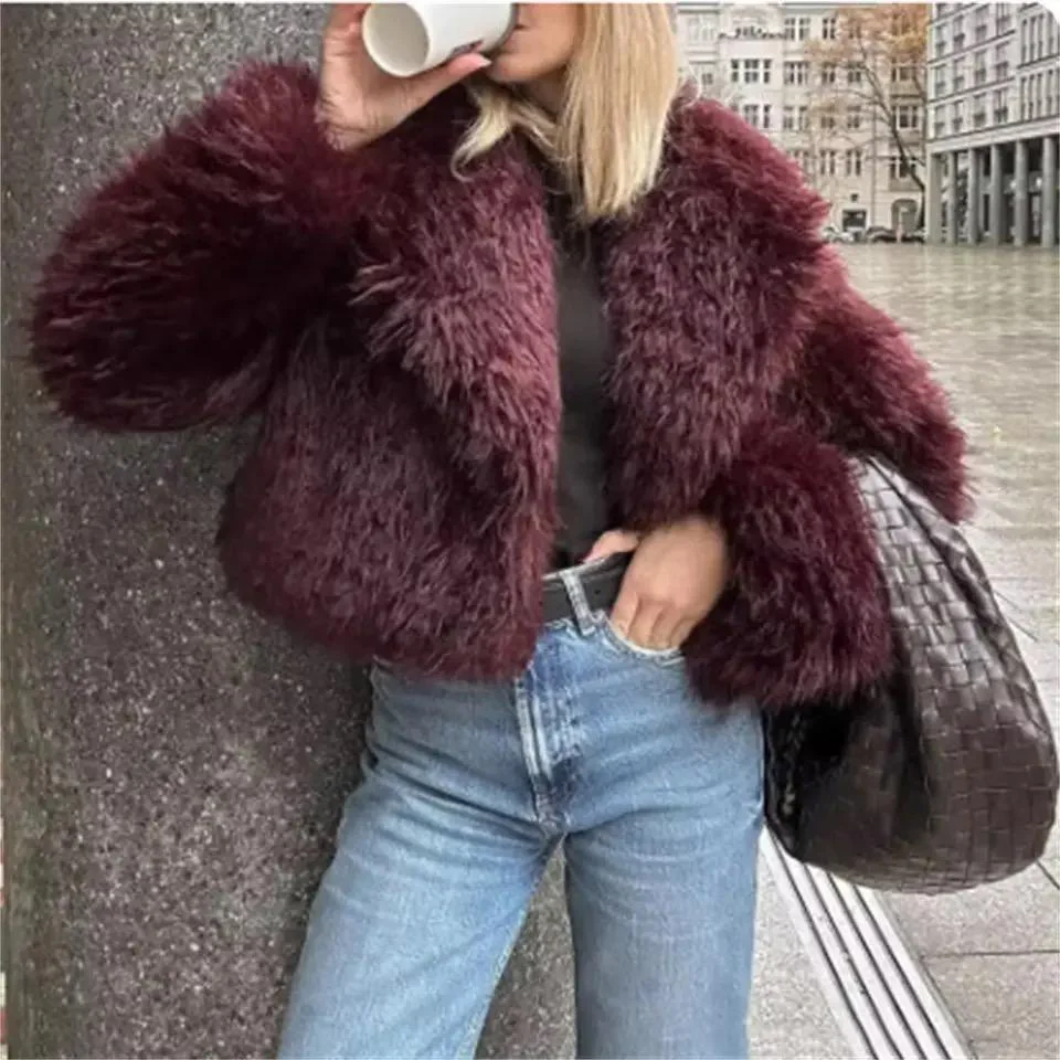 Zoe Soft Fur Luxe Jacket - Image 2