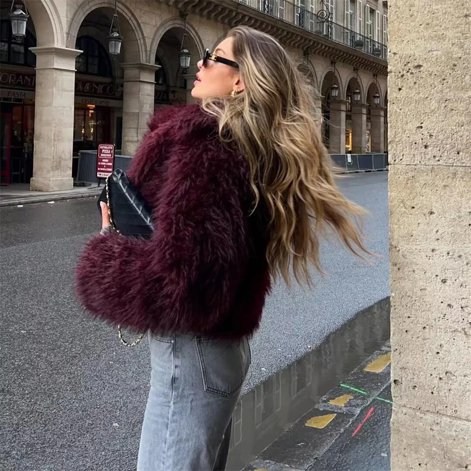 Zoe Soft Fur Luxe Jacket - Image 4