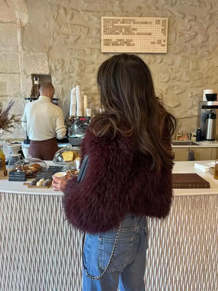 Zoe Soft Fur Luxe Jacket - Image 6